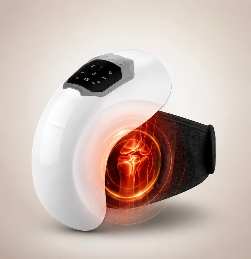 LegRelief Heated Knee Massager — Heat & Vibration Therapy